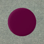 Tyrian Purple Solid Colour 1 Inch Round Button<br><div class="desc">Tyrian Purple Solid Colour</div>