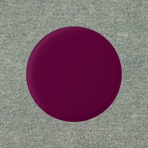 Tyrian Purple Solid Colour 1 Inch Round Button