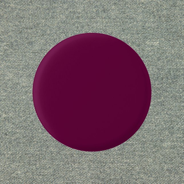 Tyrian Purple Solid Colour 1 Inch Round Button (Creator Uploaded)
