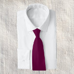 Tyrian Purple Solid Colour Tie<br><div class="desc">Tyrian Purple Solid Colour</div>