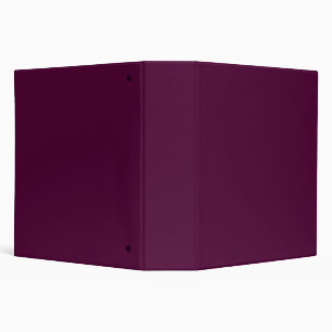 Tyrian Purple Solid Plain Colour Binder