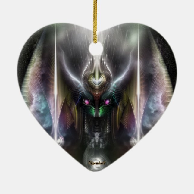 Tyrinan The Horikin God Of War Ceramic Ornament (Back)