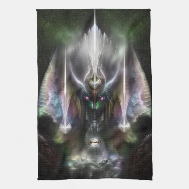 Tyrinan The Horikin God Of War Kitchen Towel (Vertical)