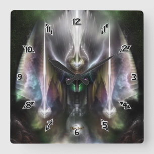 Tyrinan The Horikin God Of War Square Wall Clock