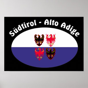Tyrol du Sud - Alto Adige - Italie - Affiche itali