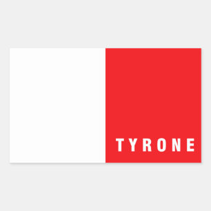Tyrone county flag northern ireland united kingdom sticker