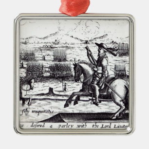 Tyrone Desired a Parley with Lord Lieutenant Metal Ornament