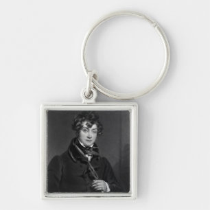Tyrone Power, engraved by James Sands, c.1833 Keychain