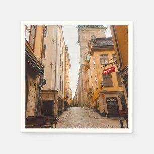 Tyska Brinken, Gamla Stan, Old Town, Stockholm Napkin