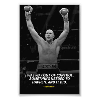 Tyson fury Photo Enlargement Print