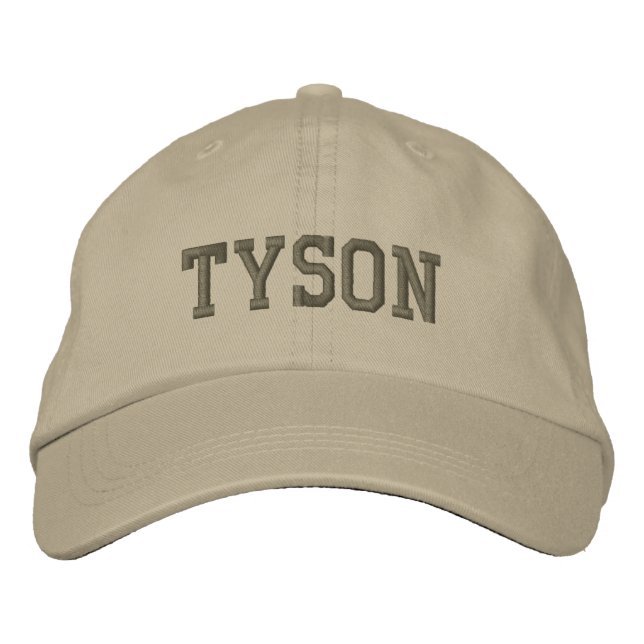 Tyson Name Embroidered Baseball Cap / Hat (Front)
