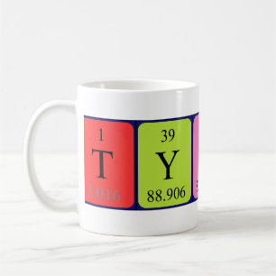 Tyson periodic table name mug