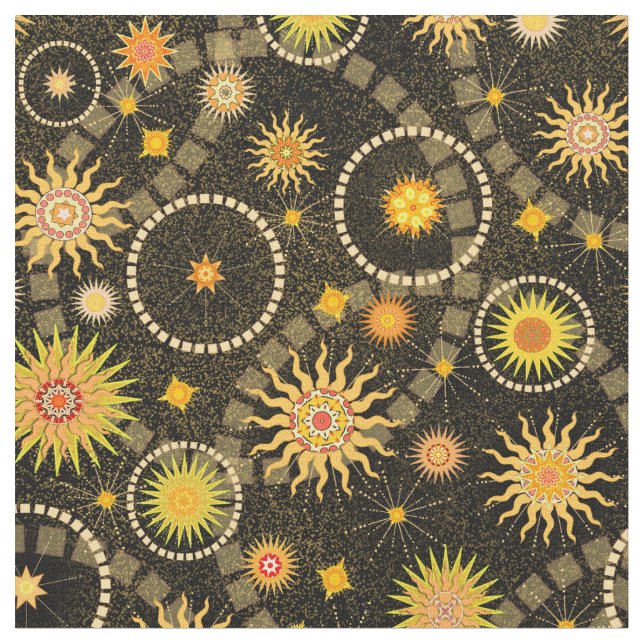 Tysonia Suns Fabric (Close Up)