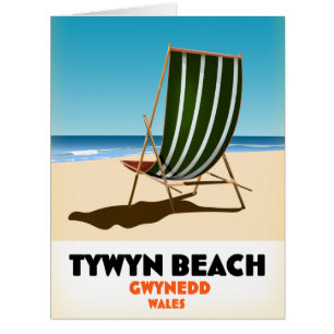 Tywyn beach Gwynedd Wales beach poster