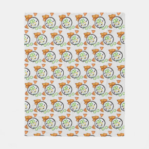 Tzatziki Greek Meze Dip Mediterranean Food Greece Fleece Blanket