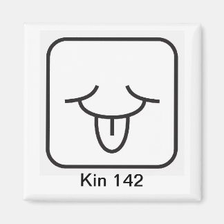 Tzolkin Vento Branco Kin 142 Magnet