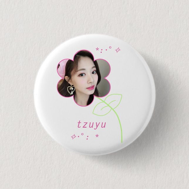 Tzuyu Kpop Twice Cute Teen Aesthetic 1 Inch Round Button (Front)