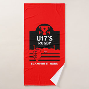 U17 Junior Rugby Players Bath Towel