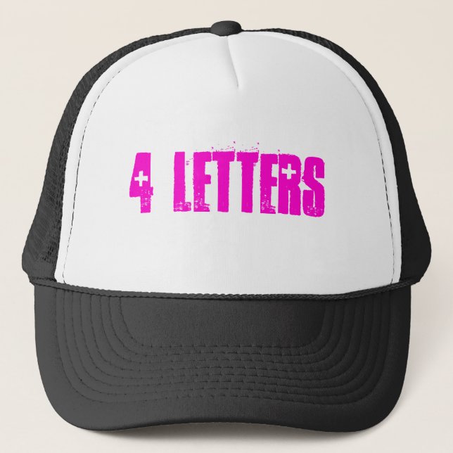 U4 marque avec des lettres le casquette (Devant)