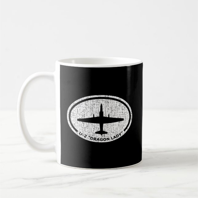 U-2 Dragon Lady Spy Plane Coffee Mug (Left)