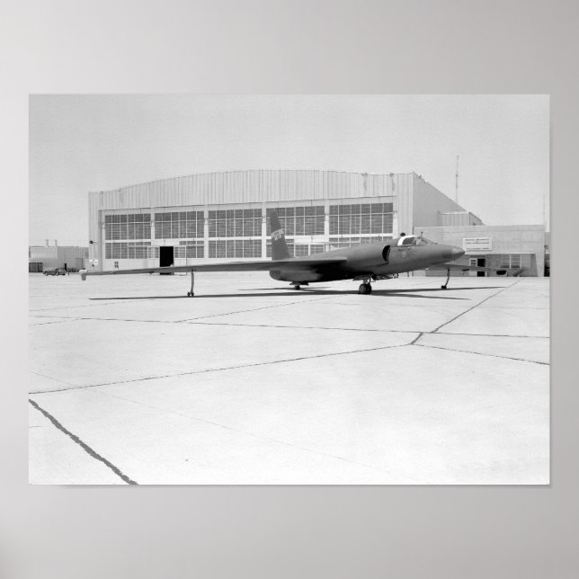 U-2 Spy Plane With Fictitious NASA Markings Poster (Front)