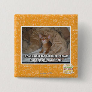U can maek the bed later. 2 inch square button