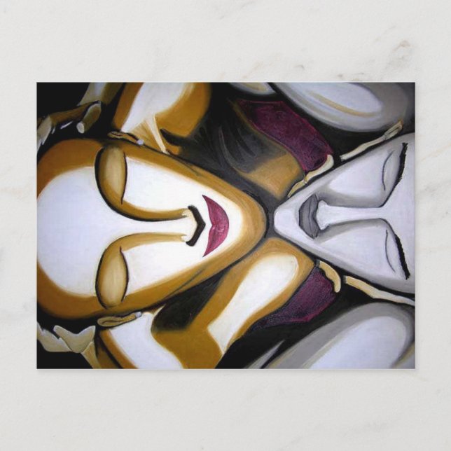 U Complete Me I Postcard (Front)