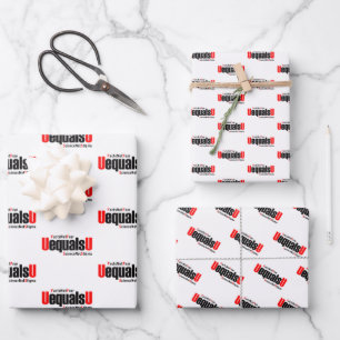 U equals U - HIV Undetectable - Science not Stigma Wrapping Paper Sheet