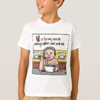 U est pour T-shirt Udon, Ube et Uni Kids