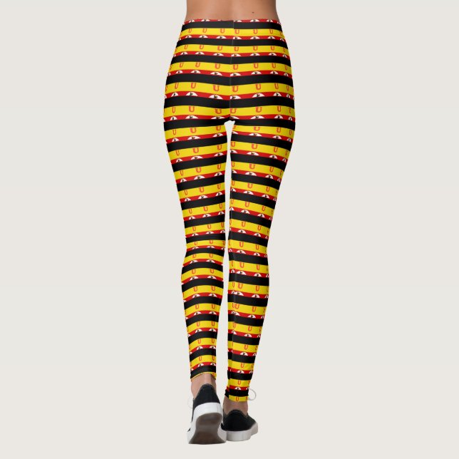 U G Just For Your Free Time Weekend Home Lounging Leggings (Back)