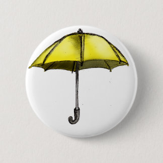 U is for Umbrella 2 Inch Round Button