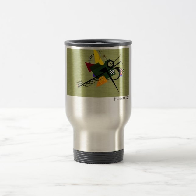 U is for Utopia Travel Mug (Center)