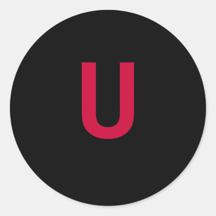 U LISTED DRUGS CLASSIC ROUND STICKER