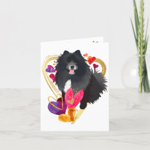 U MAKE MY HEART GO BLING - Lapphund art cards