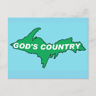 U.P. | YOOPER | NORTHERN MICHIGAN POSTCARD