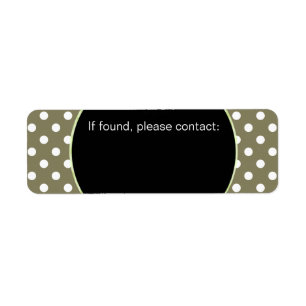 U pick Background Colour Polka Dots White