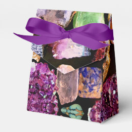 U Rock! Colourful Gemstone Favour Box Personalized