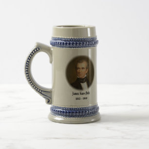 U.S.A. 11th President (Collectable Mug) Beer Stein