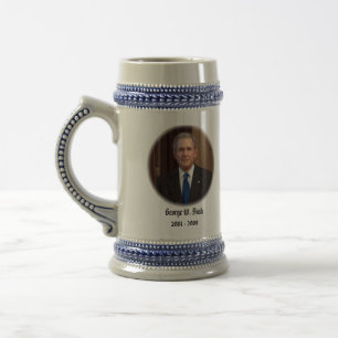 U.S.A. 43rd President (Collectable Mug) Beer Stein