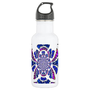 U.S.A beautiful amazing text quote design 532 Ml Water Bottle