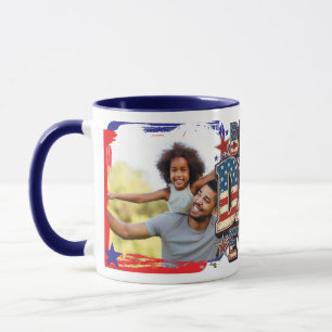 U.S.A Best Dad Ever trendy design Mug