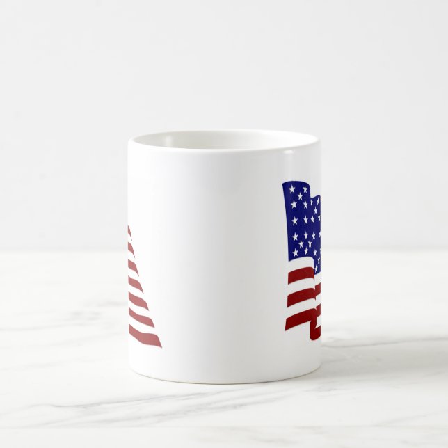 U.S.A. Flag Coffee Mug (Center)
