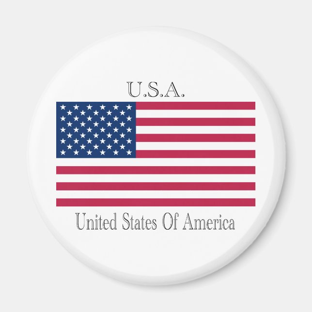 U.S.A.  flag Magnet (Front)