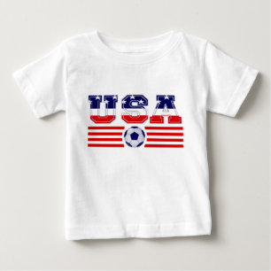 U.S.A FLAG SOCCER BABY T-Shirt