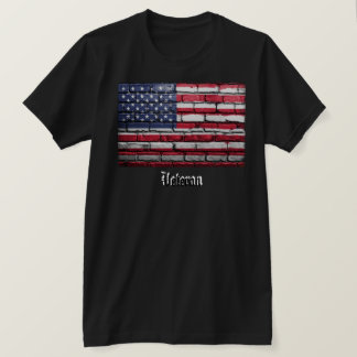 U.S.A. Flag Veteran T-Shirt