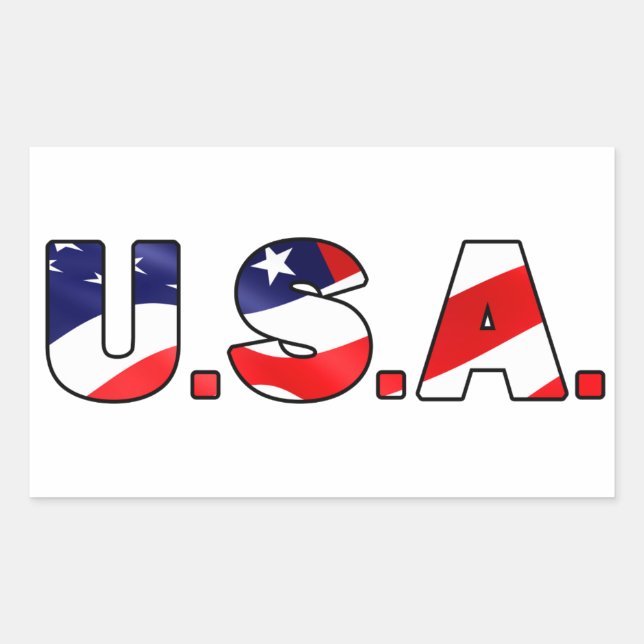 U.S.A. STICKER (Front)