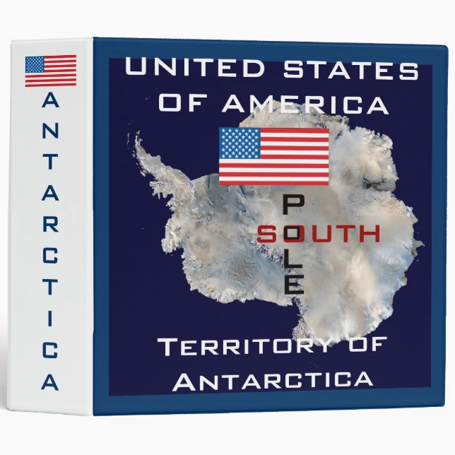 U.S.A. Territory of Antarctica/South Pole Binder (Front/Spine)