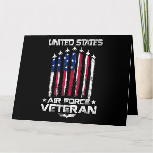 U.S Air Force US Veterans 4th of July T shirt Amer Card