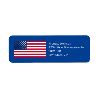 U.S. American Flag Custom Personalized Patriotic 