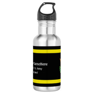 U.S. Army Defence emblem personalized 532 Ml Water Bottle